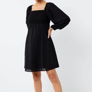 A Pea in the Pod Smocked Babydoll Maternity Dress - Size S